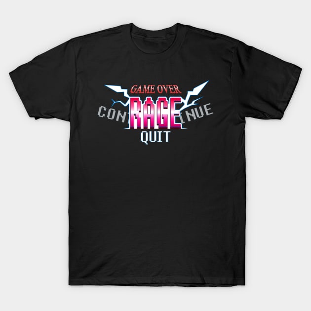 Rage Quit T-Shirt by FuManChu